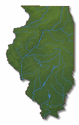 Illinois Map - StateLawyers.com